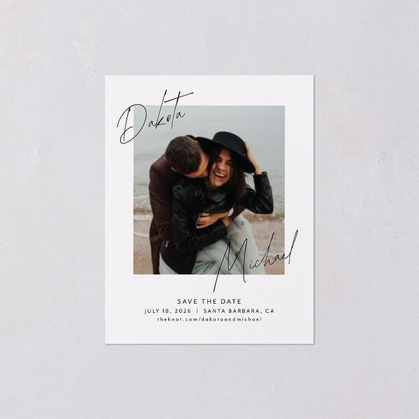 Signatures Save the Date Petite Cards Off-White Signature smooth Blank No Standard