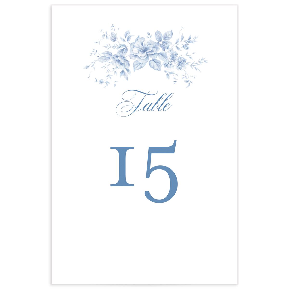 Vintage Florals Table Numbers