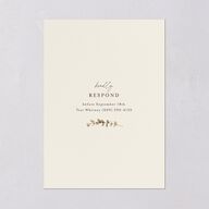 Soft Pampas Botanical Engagement Party Invitations Sepia Signature Blank Standard