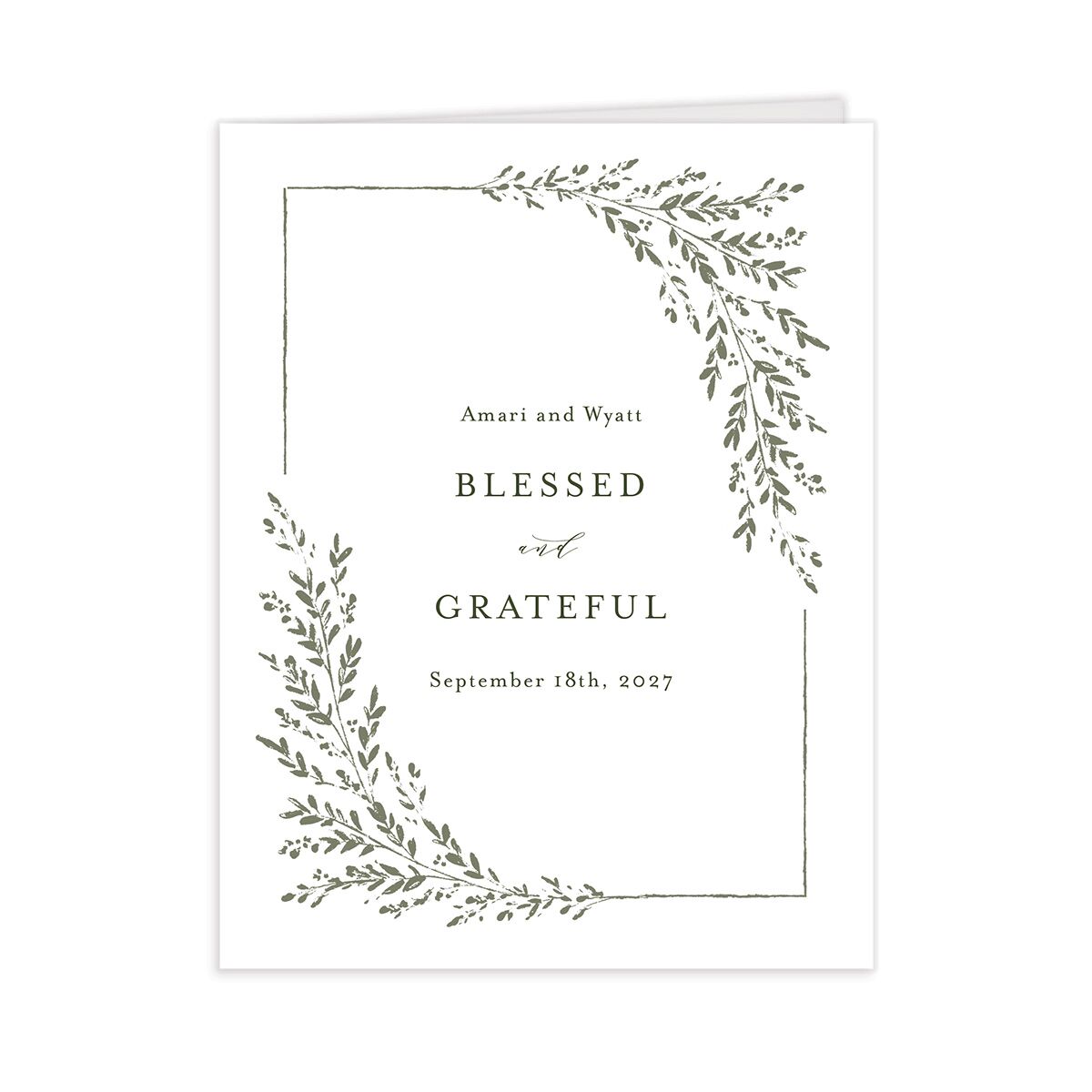 Rustic Branch Frame Thank You Cards