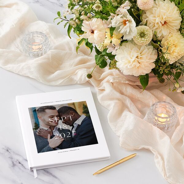 Manhattan Guest Books Pure White