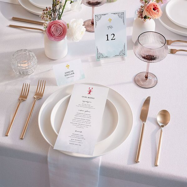 New Orleans Place Cards Dark Night Signature