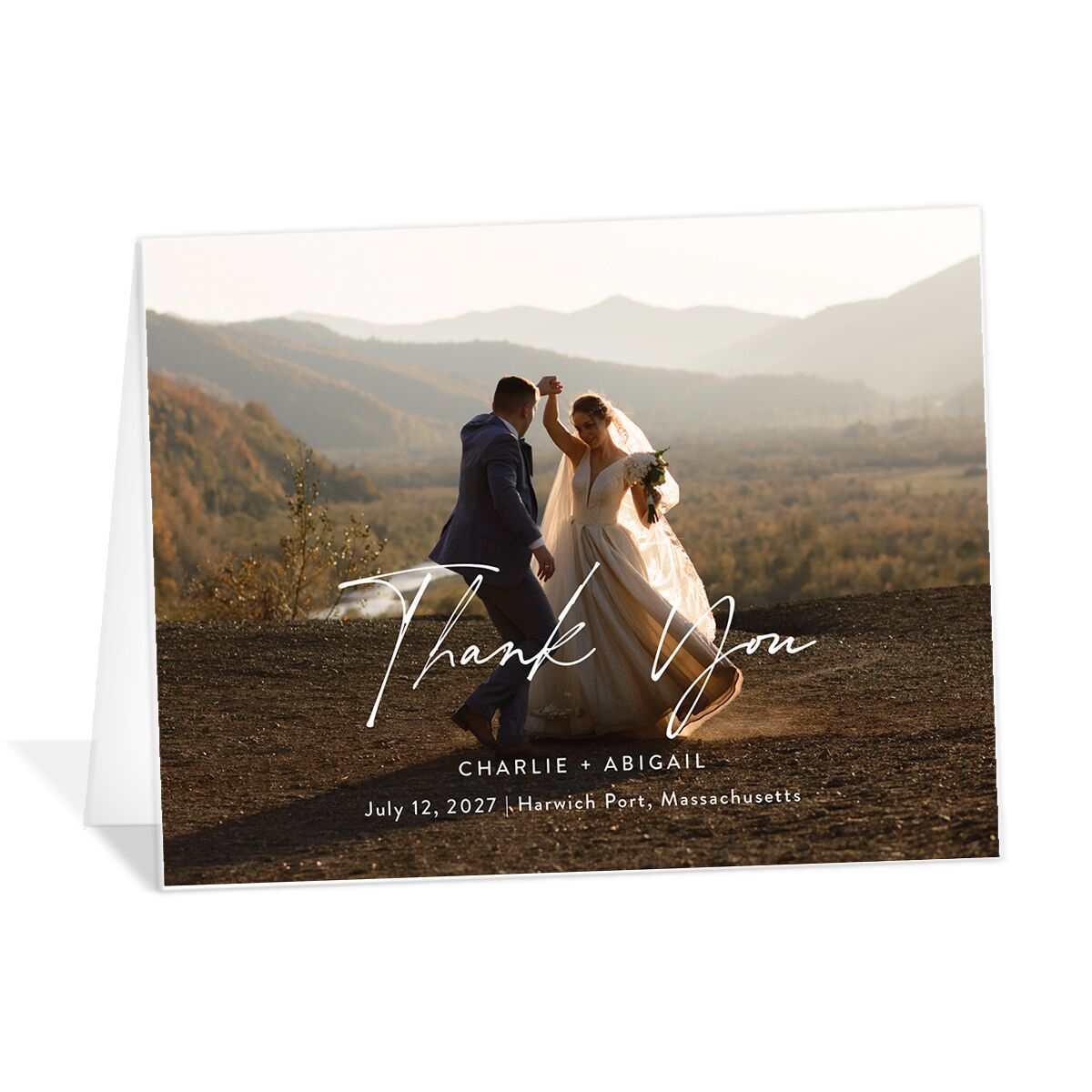 Modern Gallery Thank You Cards