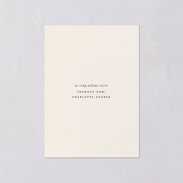 Rose Garden Crest Wedding Response Cards by Bridgerton Gold Taupe Signature Standard
