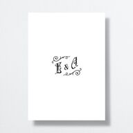 Western Gothic Wedding Invitations Pure White Signature No