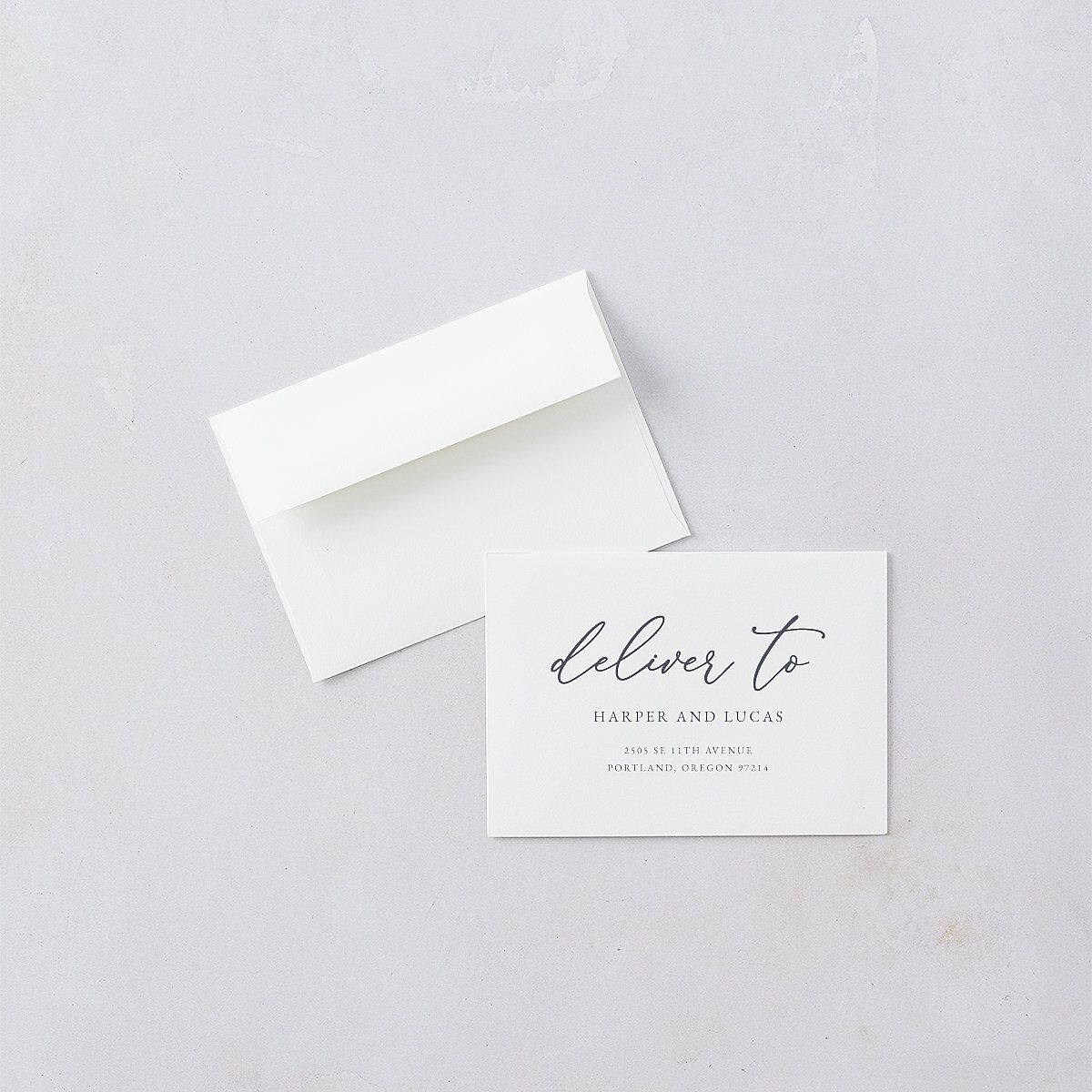 Gilded Photo Wedding Response Cards — view 3