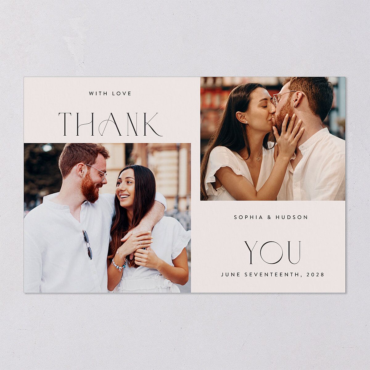 Beloved Union Thank You Postcards — view 3