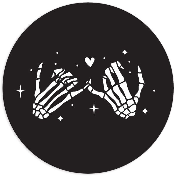 Til Death Do We Disco Wedding Stickers