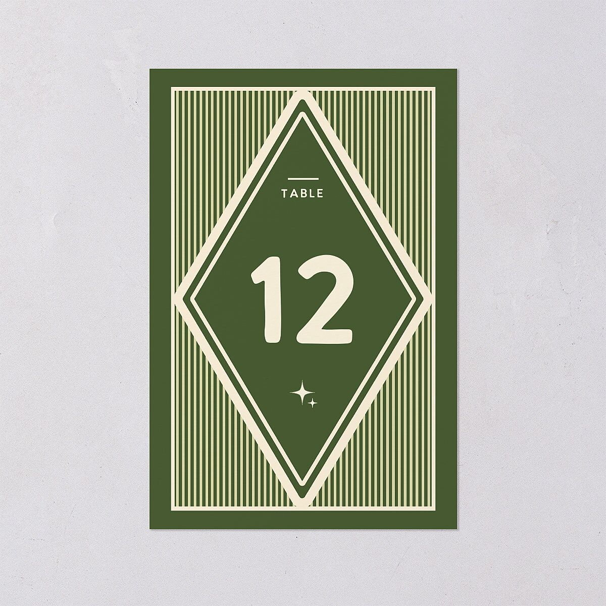 Retro Tropical Destination Table Numbers Pear Signature