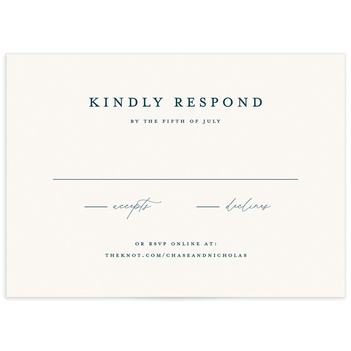 Palm Tree Icon Wedding Response Cards