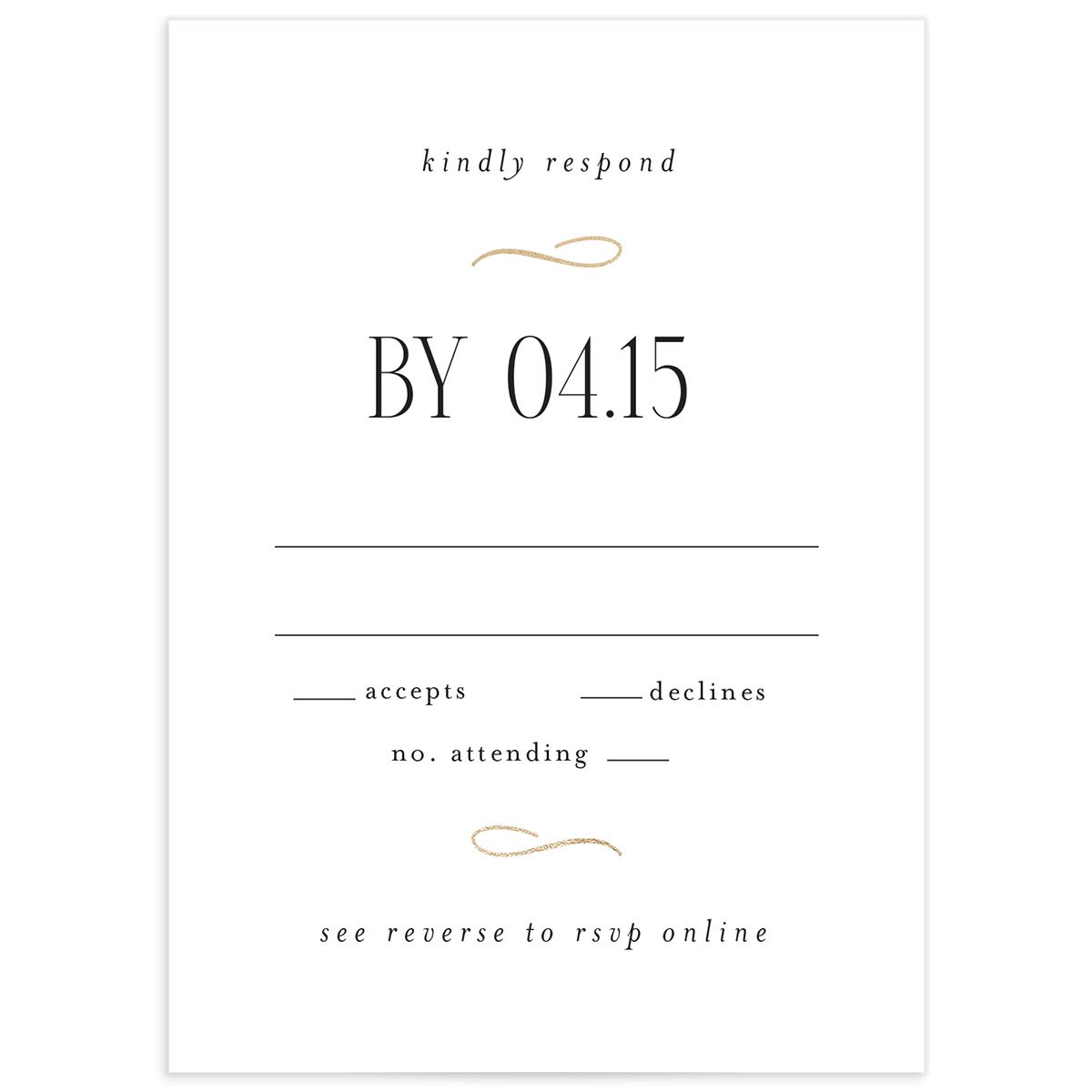 Metropolitan Wedding Response Cards