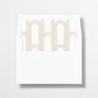 Old Hollywood Glam Envelope Liners Charcoal Standard