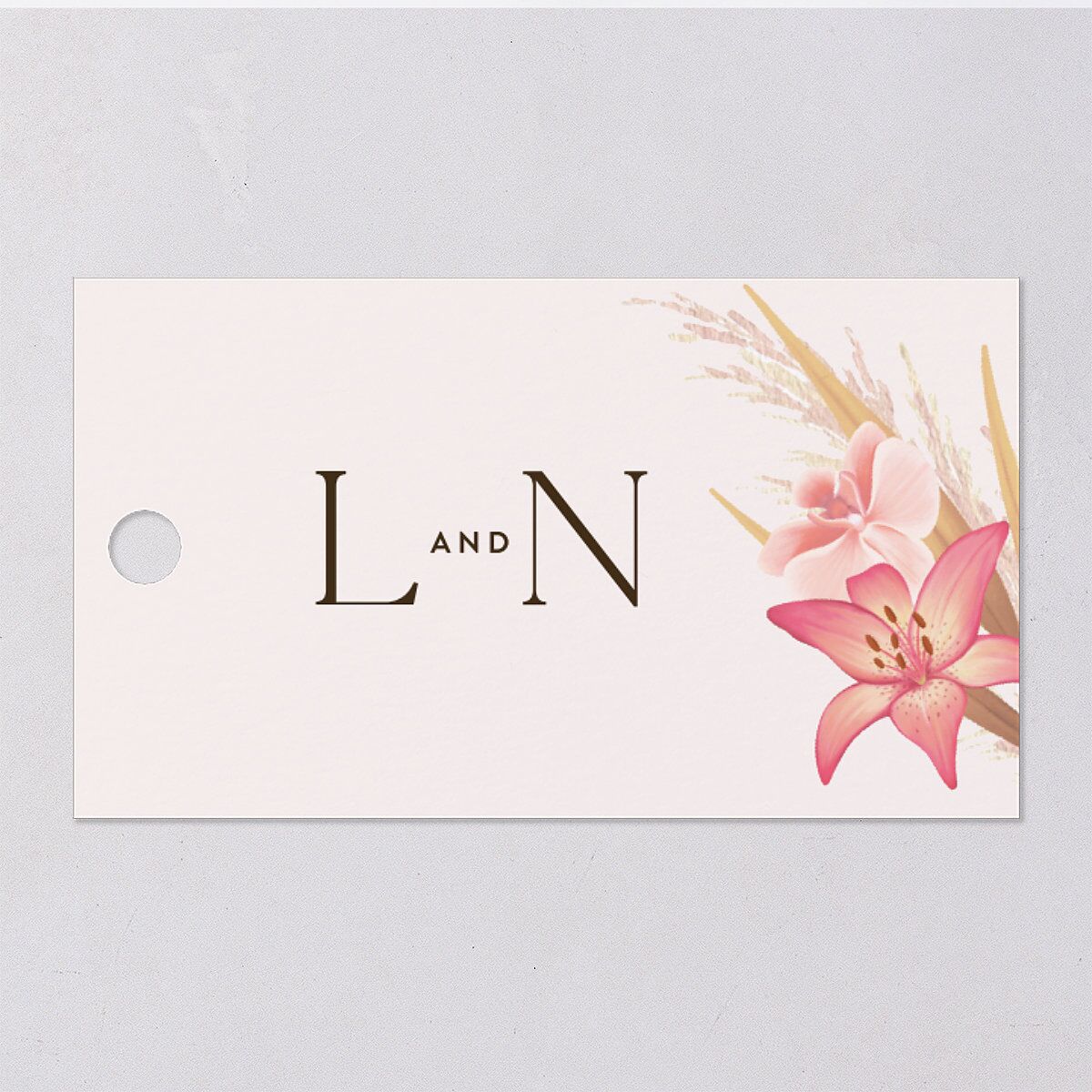 Tropical Oval Favor Gift Tags — view 6