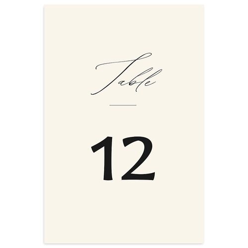 Simply Classic Table Numbers Champagne Signature