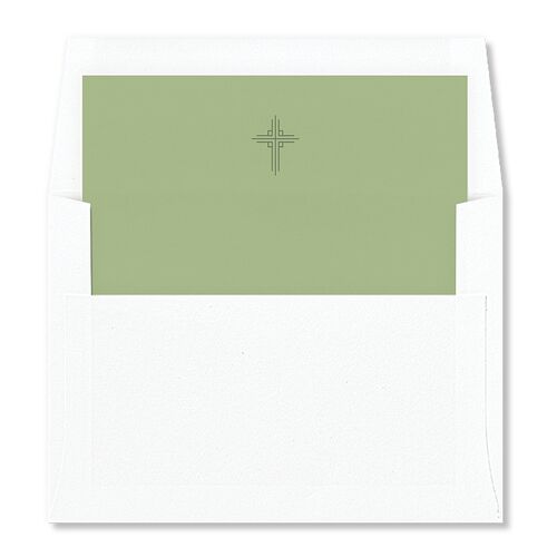 Church Cross Standard Envelope Liners Moss Standard