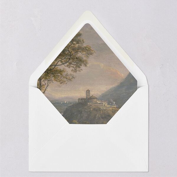 Romantic Fantasy Euro Envelope Liners Champagne Luxe