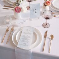 Watercolor Wash Menus Pool Signature