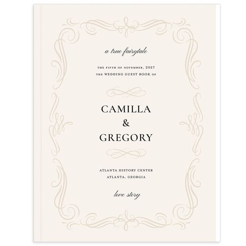 Antique Fairytale Guest Books Champagne