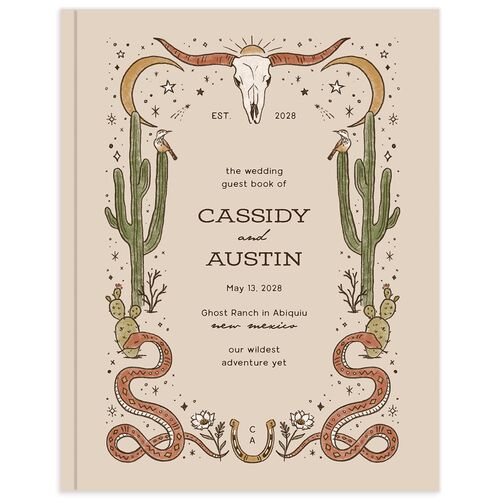 Southwestern Nouveau Guest Books Red Clay