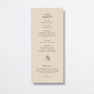 Southwestern Nouveau Wedding Programs Umber Signature