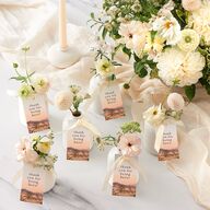 Desert Cactus Favor Gift Tags Peach Fuzz Signature