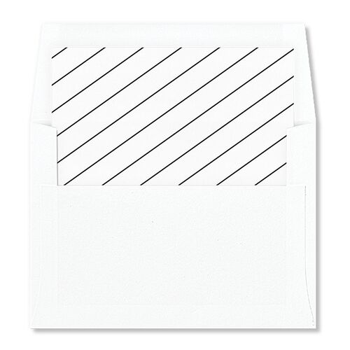 Joyful Script Envelope Liners Licorice Standard