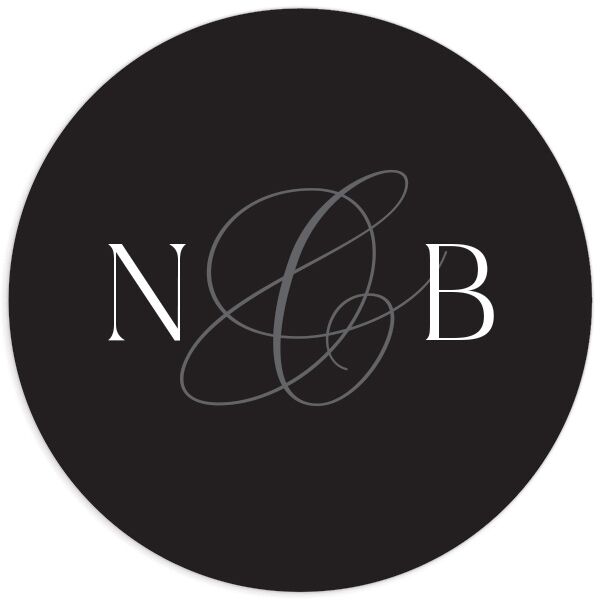 Romantic Ampersand Wedding Stickers