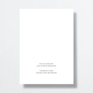 Romantic Ampersand Wedding Invitations Pure White Gold No Signature
