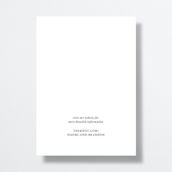 Romantic Ampersand Wedding Invitations Pure White Gold No Signature