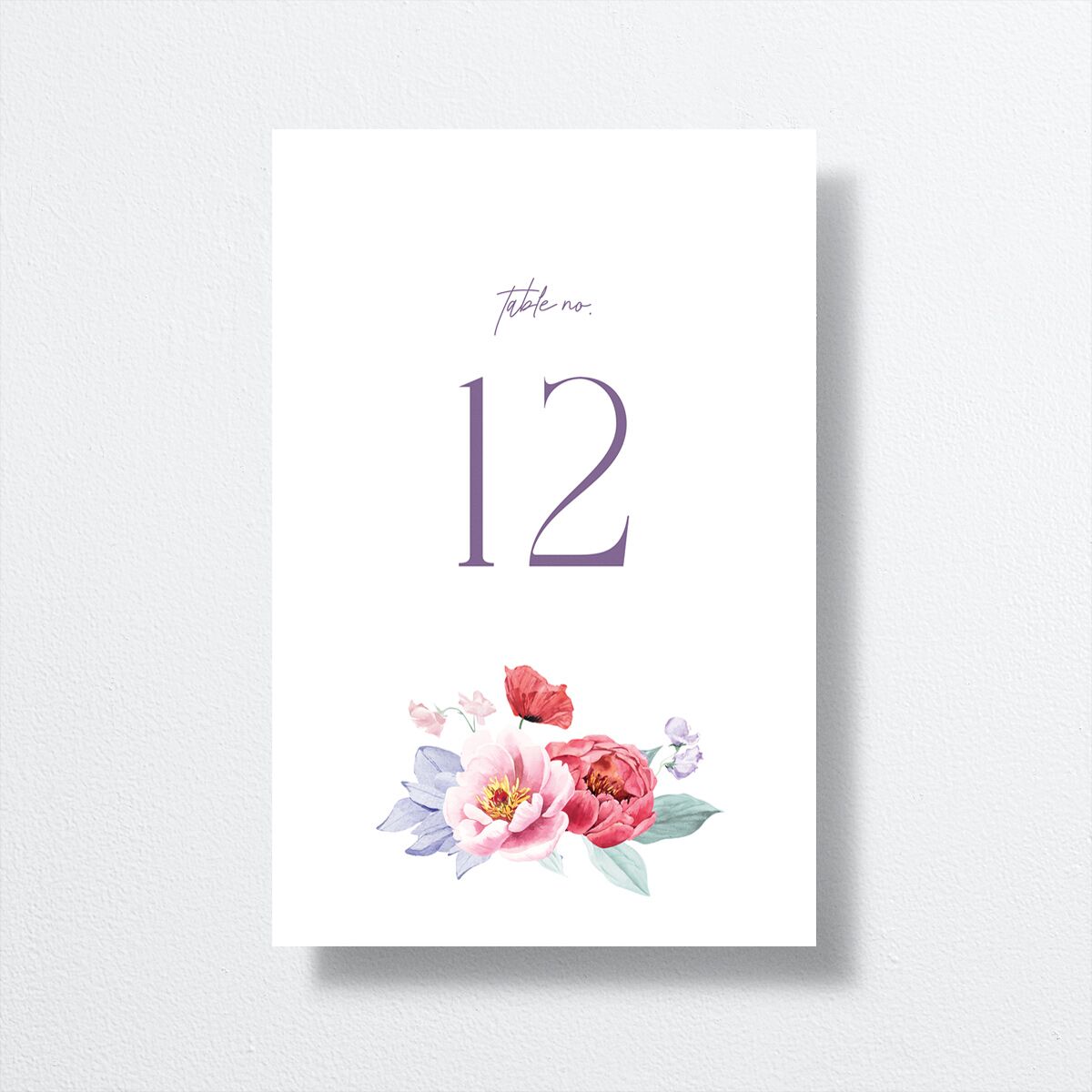 Whimsical Maximalist Floral Table Numbers — view 1