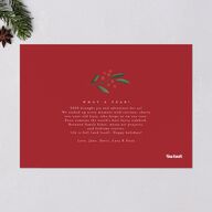 Triptych Holiday Holiday Cards True Red Signature Blank Landscape Standard