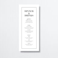 Classic Border Menus Midnight Signature