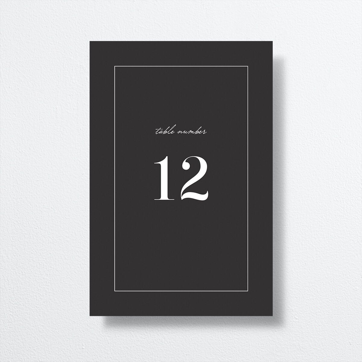 Classic Border Table Numbers — view 1