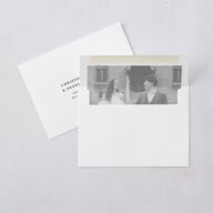 Modern Classic Picture Portrait Envelope Liners Pure White Standard