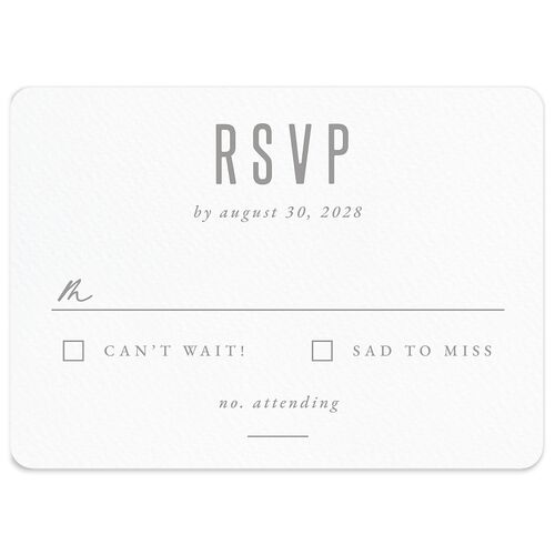 Painted Mountains Wedding Response Cards Eucalyptus Signature Rounded