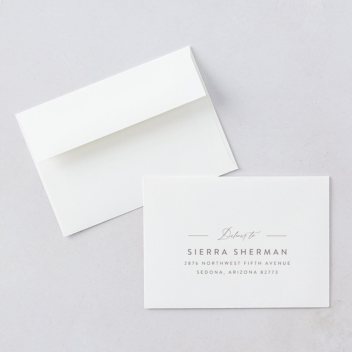 Painted Desert Wedding Response Card Standard Envelopes — view 4