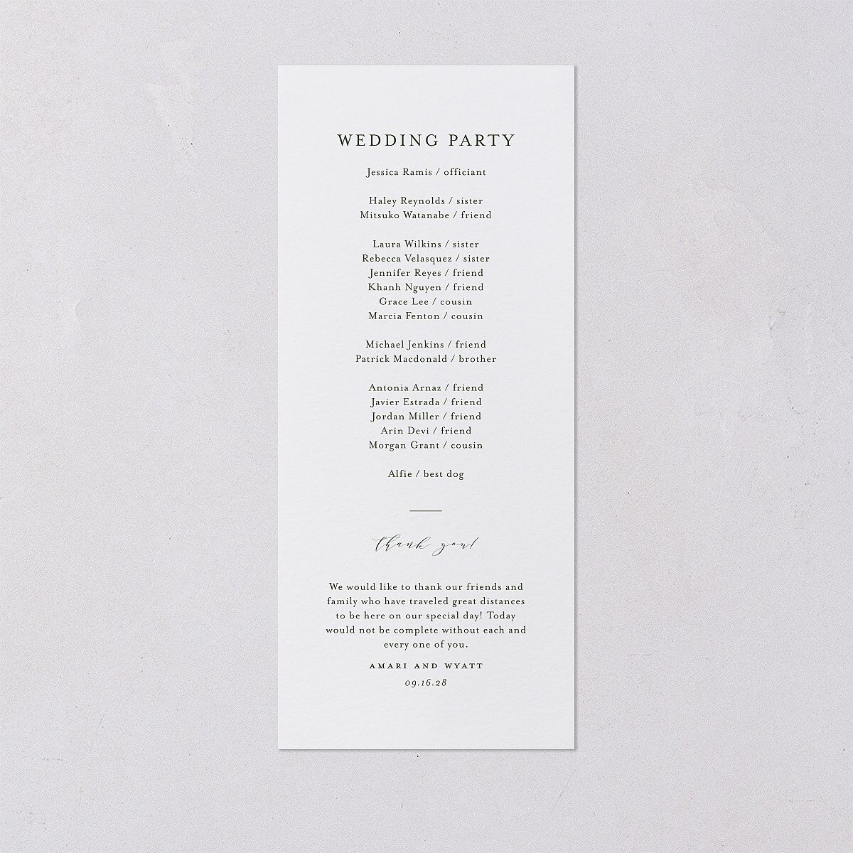 Rustic Branch Frame Wedding Programs Pure White Signature