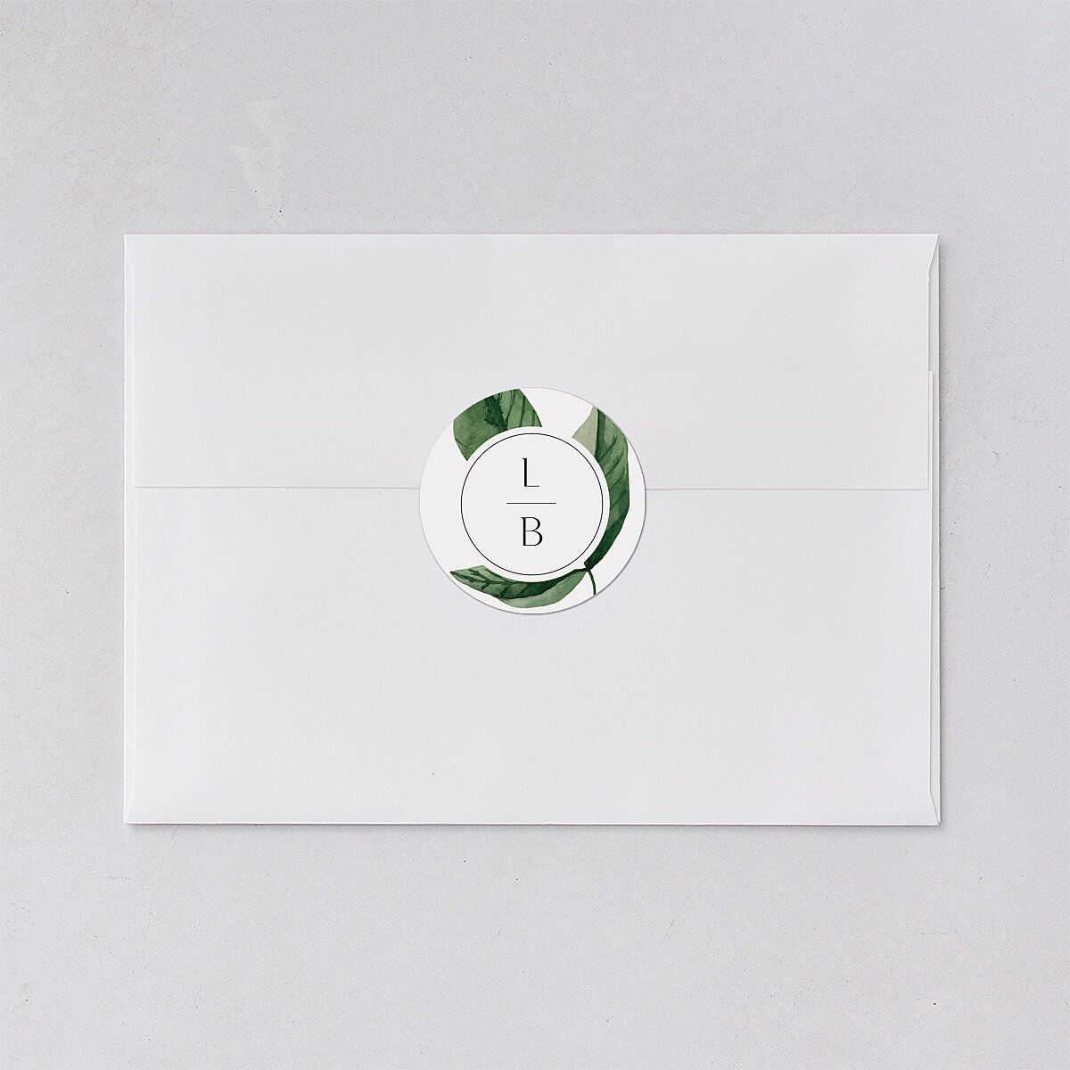 Botanical Lemon Wedding Stickers Buttercup Circle