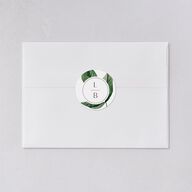 Botanical Lemon Wedding Stickers Buttercup Circle