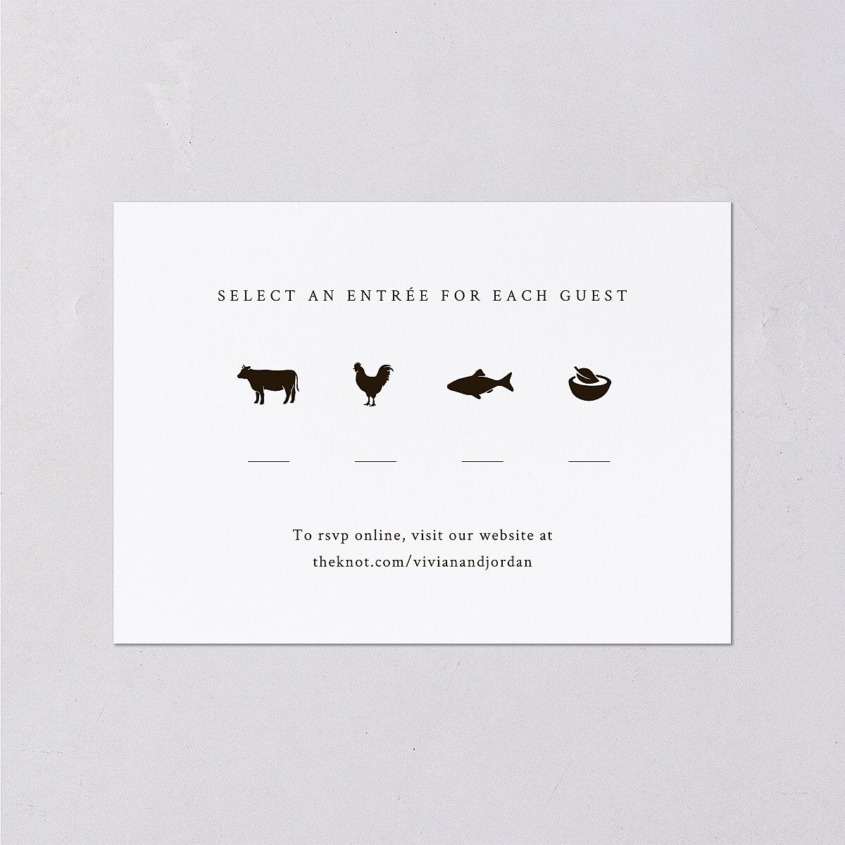 Classic Countryside Sunflowers Wedding Response Cards Burgundy Signature Standard
