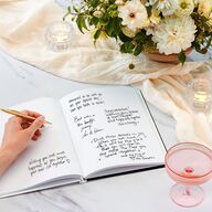 Flourishing Love Wedding Guest Book Pure White