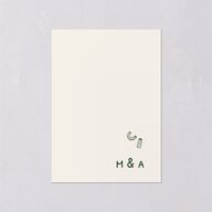 Hand Drawn Recipe Wedding Enclosure Cards Dark Camo Signature Standard