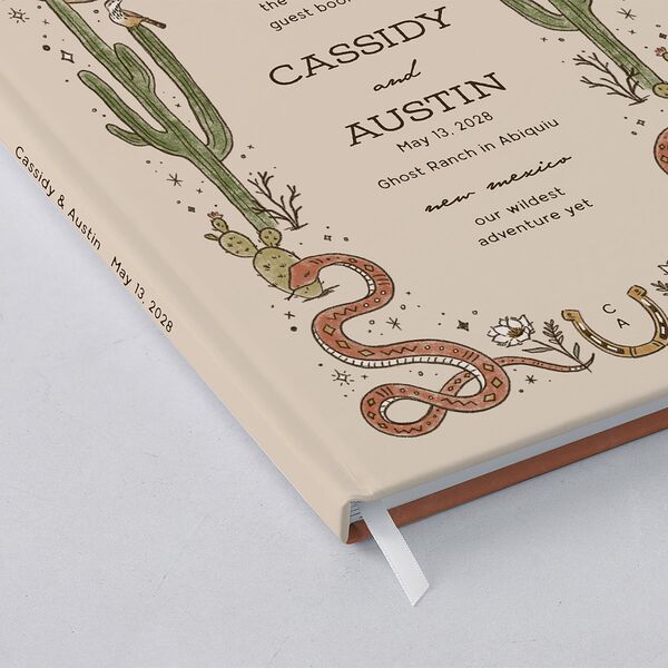 Southwestern Nouveau Guest Books Red Clay