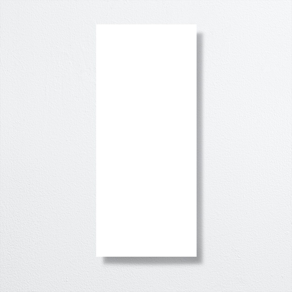 Dainty Heart Menus Pure White Gold Signature