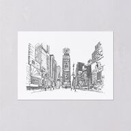 Love in NYC Wedding Response Cards Medieval Grey Signature Standard