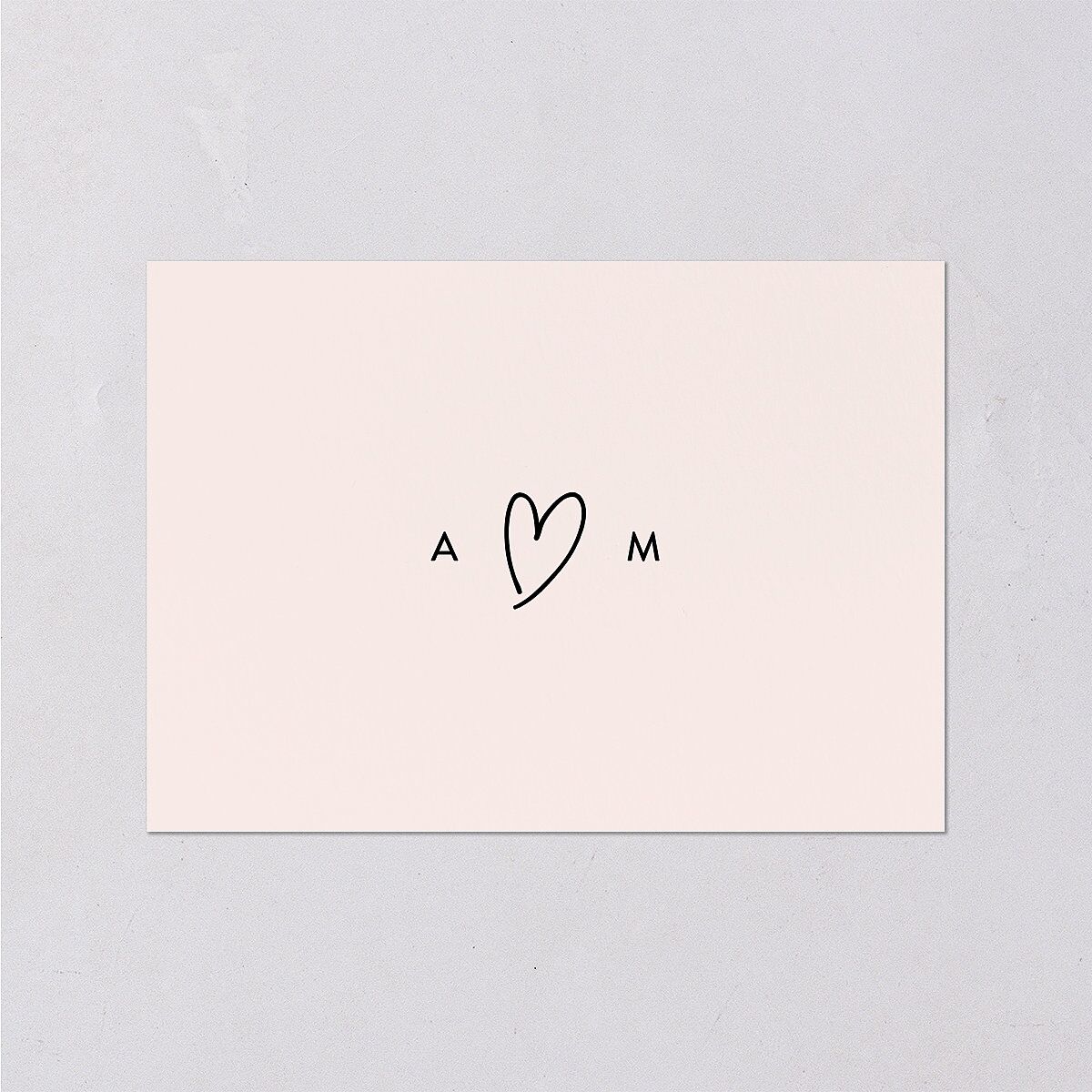 Elegant Heart Wedding Response Cards Pure White Signature Standard