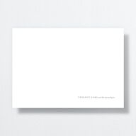 Corner Date Save the Date Cards Pure White Signature smooth No