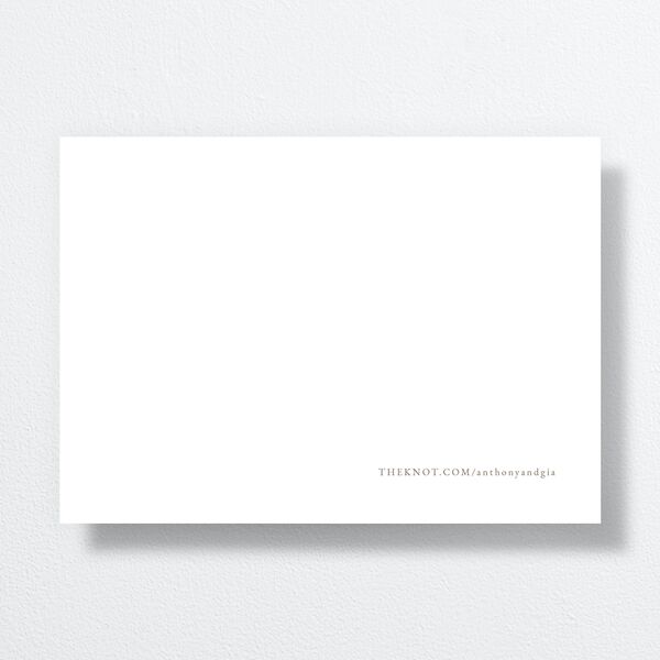 Corner Date Save the Date Cards Pure White Signature smooth No