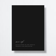 Classic Capture Save the Date Cards Midnight Signature smooth No