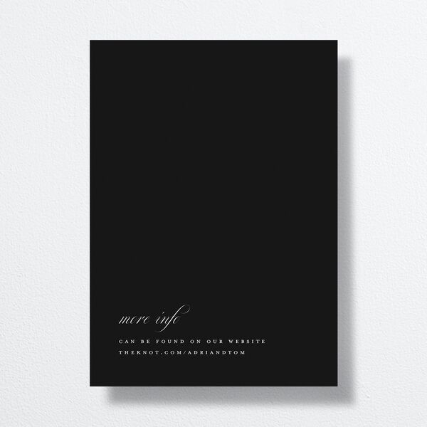 Classic Capture Save the Date Cards Midnight Signature smooth No